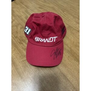 Brandt Agriculture Racing Hat Signed By Justin Allgaier Motorsport Port And Co